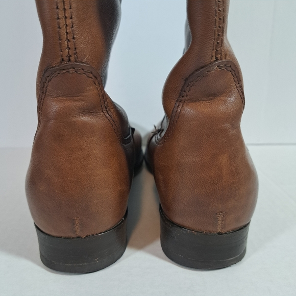Frye Melissa Logo D Ring Riding Boots SZ 6B - Picture 9 of 15